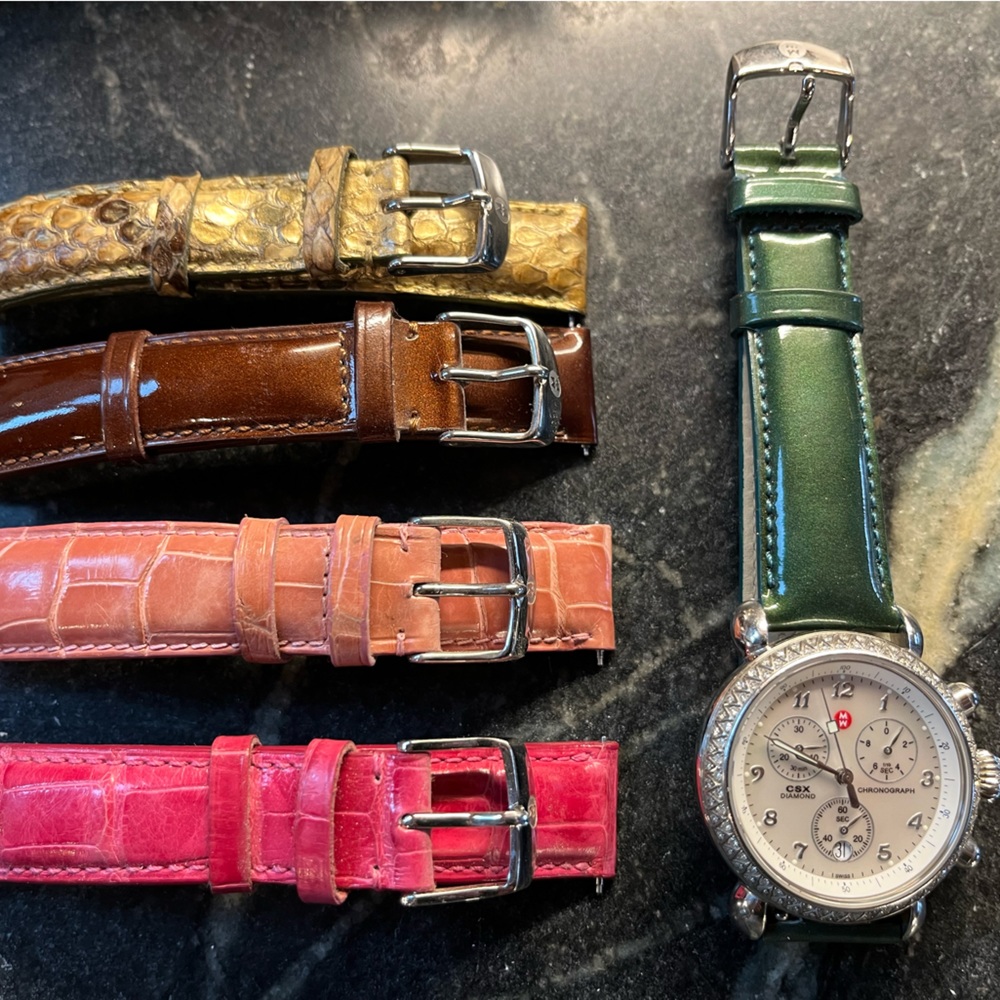 Michele ‘The Deco Diamond Chronograph’ watch